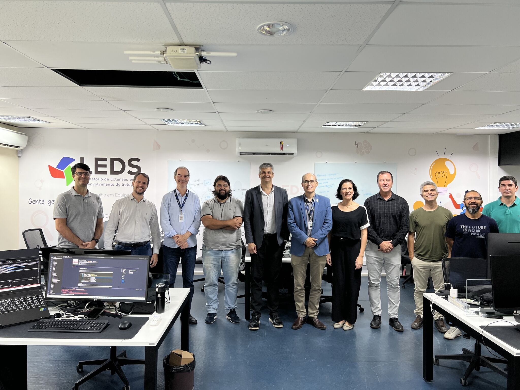 Reunião da equipe LEDS